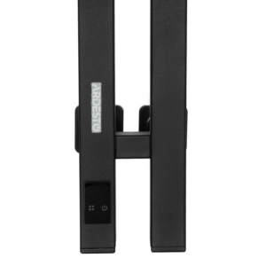 Ardesto electric towel warmer Elina Smart, 90x1200mm, timer-regulator, steel, black moire