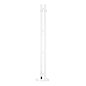 Ardesto electric towel warmer Elina Smart, 90x1200mm, timer-regulator, steel, white