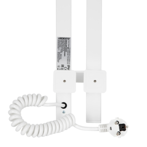 Ardesto electric towel warmer Elina Smart, 90x1200mm, timer-regulator, steel, white