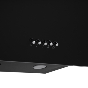 Витяжка Ardesto похила, 50см, 450м3ч, скло, 2х1Вт LED, кнопкове, чорний