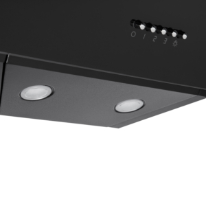 Витяжка Ardesto похила, 50см, 450м3ч, скло, 2х1Вт LED, кнопкове, чорний