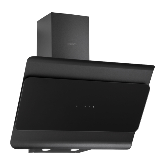 Hood Ardesto Inclined hood, 60cm, 900m3h, glass, 2х1W LED, sensor, black