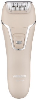 Епілятор Ardesto 2в1 Pearl Cream LESH-Y700PERL, пінцетний, акумул., пінцет.-18, сух., насадок-2, бежевий
