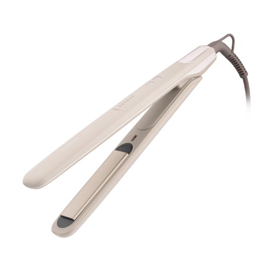 Ardesto Hair straightener Rearl Cream 50W, 140-230C, ceramics, beige