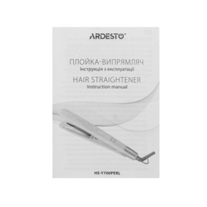 Ardesto Hair straightener Rearl Cream 50W, 140-230C, ceramics, beige