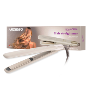 Ardesto Hair straightener Rearl Cream 50W, 140-230C, ceramics, beige