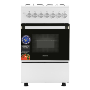 Cooker Ardesto gas, 50L, 50x60cm, electric ignition, timer, LPG conversion set (gas cylinder connection), white