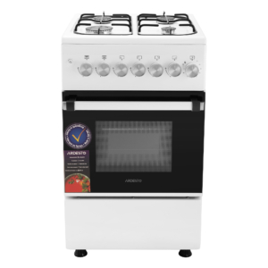 Cooker Ardesto gas, 50L, 50x60cm, electric ignition, timer, LPG conversion set (gas cylinder connection), white