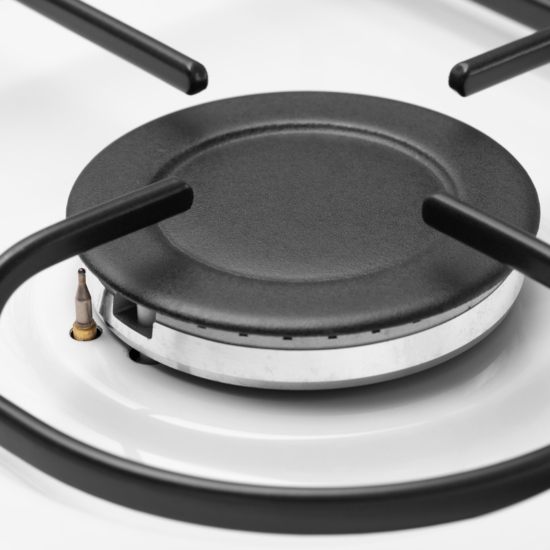 Cooker Ardesto gas, 50L, 50x60cm, electric ignition, timer, LPG conversion set (gas cylinder connection), white
