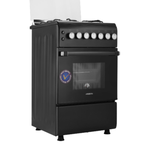 Плита Ardesto газовая, 50л, 50×60см, стеклянная крышка, электроподжиг, таймер, термометр, кофе адаптер, форсунки LPG (подключение газового баллона), черный