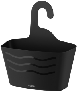 Ardesto Hanging basket Vigor 24x7x25.5cm, polypropylene, black