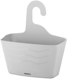 Ardesto Hanging basket Vigor 24x7x25.5cm, polypropylene, grey