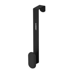 Ardesto Door hanger with 1 hook Minimalism 3x3x20cm, metal, plastic, black