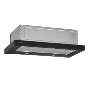 Hood Ardesto telescopic, 60cm, 450m3h, metal, 2х1W LED, button, black