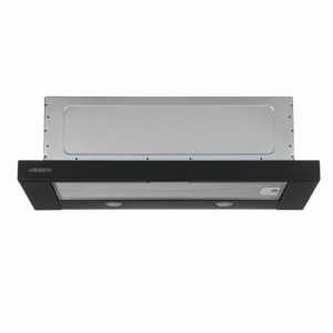 Hood Ardesto telescopic, 60cm, 700m3h, metal, 2х1W LED, button, black