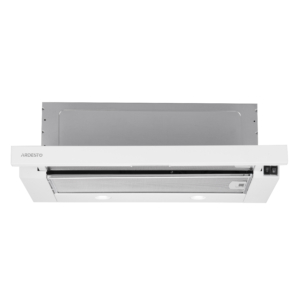 Hood Ardesto telescopic, 60cm, 700m3h, metal, 2х1W LED, button, white