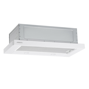 Hood Ardesto telescopic, 60cm, 700m3h, metal, 2х1W LED, button, white