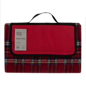 Blanket Ardesto Picnic 130х170cm, 100% polyester, red tartan
