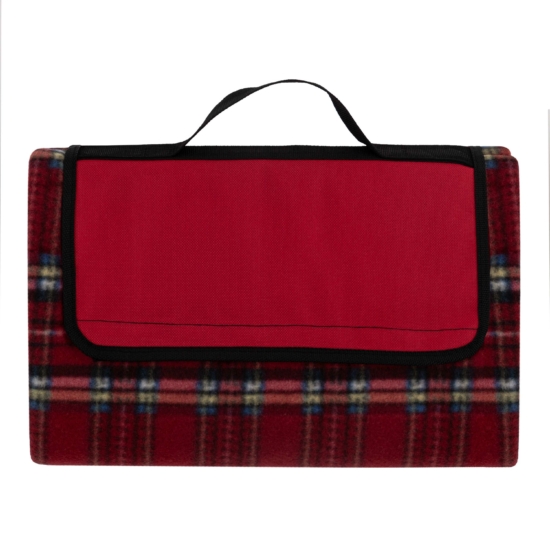 Blanket Ardesto Picnic 130х170cm, 100% polyester, red tartan