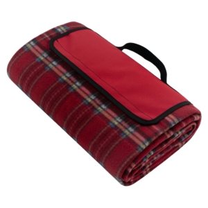 Blanket Ardesto Picnic 130х170cm, 100% polyester, red tartan