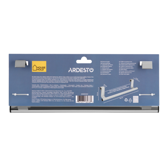 Ardesto Shower hanger Vigor 30cm, stainless steel, EVA