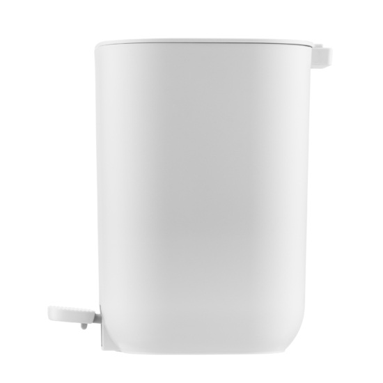 Відро для сміття Ardesto Vigor з педаллю, 3л, поліпропілен, білий