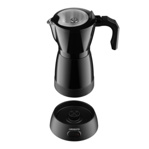 Ardesto coffee maker Electric moka pot. 0.3l, ground, black