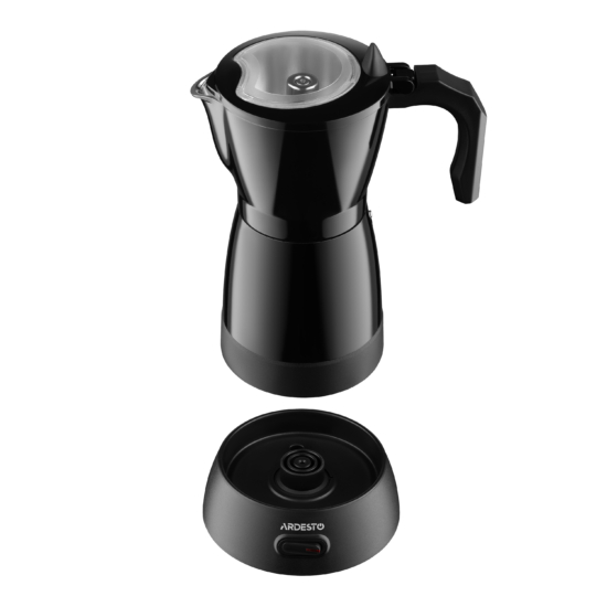 Ardesto coffee maker Electric moka pot. 0.3l, ground, black