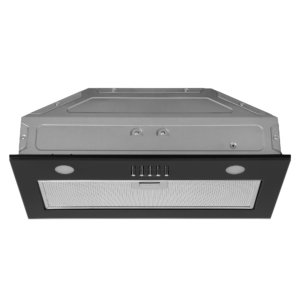 Hood Ardesto integrated, 52cm, 700m3h, glass, 2х1W LED, button, black