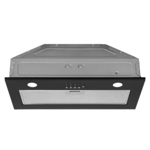 Hood Ardesto integrated, 52cm, 700m3h, glass, 2х1W LED, button, black