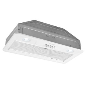 Hood Ardesto integrated, 52cm, 700m3h, metal, 2х1W LED, button,white