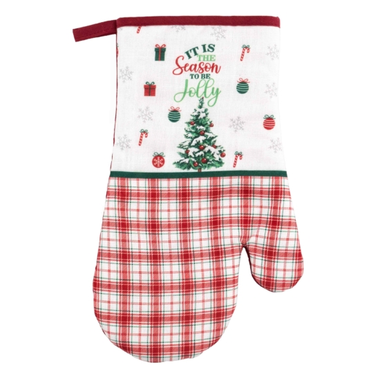 Ardesto Potholder set for kitchen Christmas Tree 18х20cm, 18х30cm, 100% polyester (front), 100% cotton (back), green