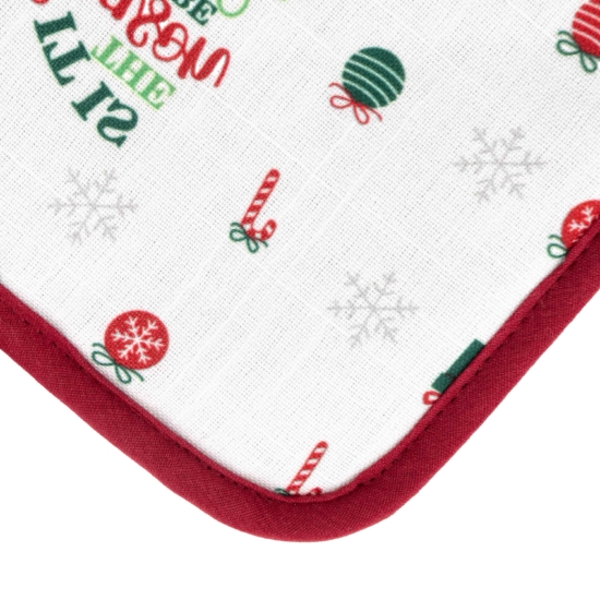 Ardesto Potholder set for kitchen Christmas Tree 18х20cm, 18х30cm, 100% polyester (front), 100% cotton (back), green