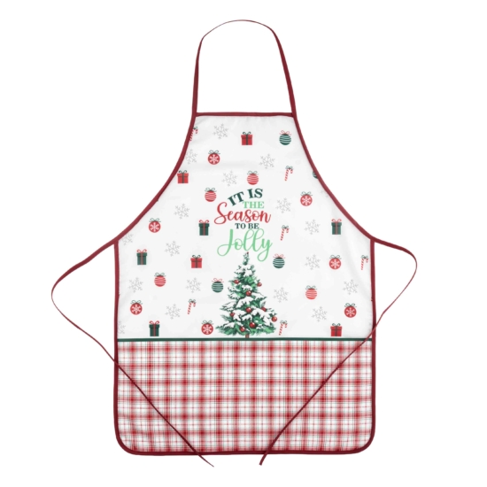 Ardesto Apron Christmas Tree 60х80cm, 100% polyester, green