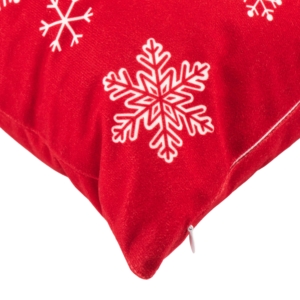 Подушка декор. Ardesto Christmas 45х45см, 100% полиэстер, красный