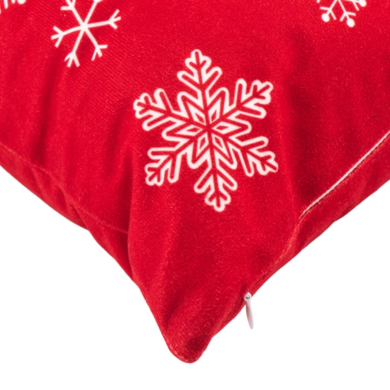 Подушка декор. Ardesto Christmas 45х45см, 100% полиэстер, красный