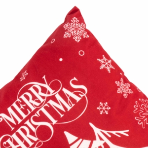 Подушка декор. Ardesto Christmas 45х45см, 100% полиэстер, красный
