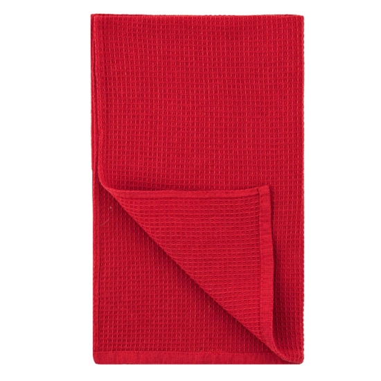 Подарочный набор полотенечек в мешочке Ardesto Christmas Santa 38х63см, 2шт, 100% хлопок, красный, зеленый