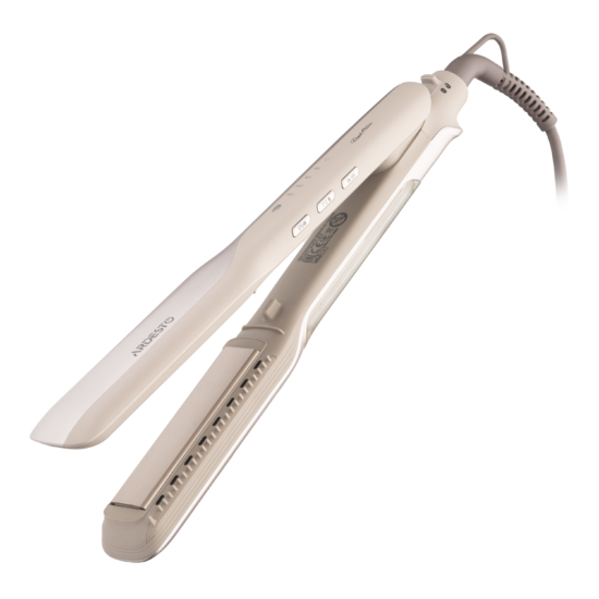 Ardesto Hair straightener Pearl Cream, 50W, 140-230C, ceramics, beige