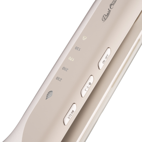 Ardesto Hair straightener Pearl Cream, 50W, 140-230C, ceramics, beige