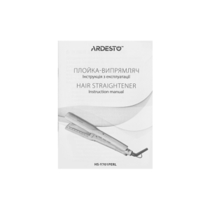 Ardesto Hair straightener Pearl Cream, 50W, 140-230C, ceramics, beige