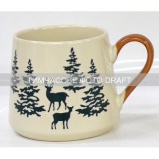 Ardesto Mug Christmas New Year’s, 420ml, ceramic