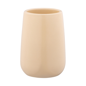 Ardesto Toothbrush tumbler Prestigio 8.5x12cm, dolomite, beige