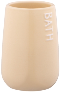 Стакан для зубных щеток Ardesto Prestigio 8.5×12см, доломит, бежевый