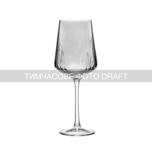 Ardesto Wine glasses set Black Mars Alcor 560ml, 2pcs, glass, grey