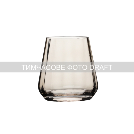 Набор стаканов низких Ardesto Black Mars Altair 420мл, 2шт, стекло, золотистый