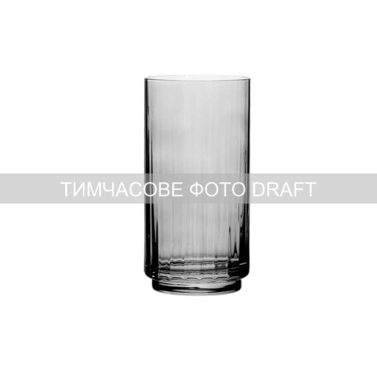 Ardesto Long glasses set Black Mars Alcor 500ml, 2pcs, glass, grey
