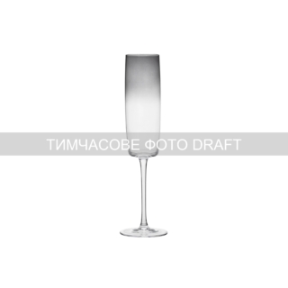 Ardesto Champagne glasses set Black Mars Mira 270ml, 2pcs, glass, grey