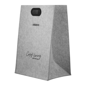 Basket ARDESTO Prestigio 40x30x60cm, felt, grey