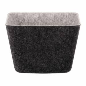 Organizer trays set ARDESTO Prestigio 4 items, 38.5×13.5x9cm/12x12x8.5cm, felt, grey